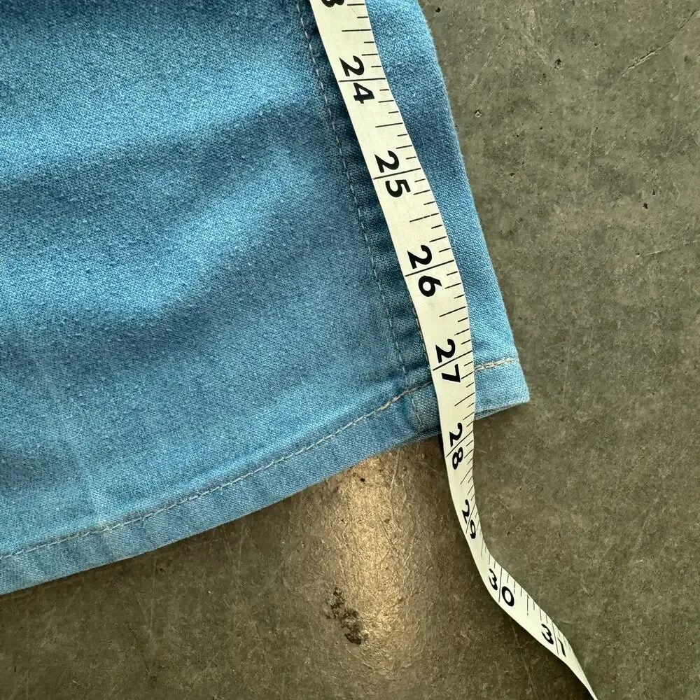 Vintage 70s 80s Levi Action Jeans Mens 36x30 Blue Chambray Straight Cowboy